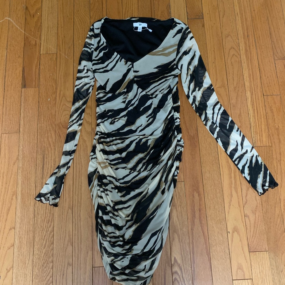 Stylish Animal Print Dress